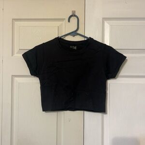 Aerie Black Crop Top